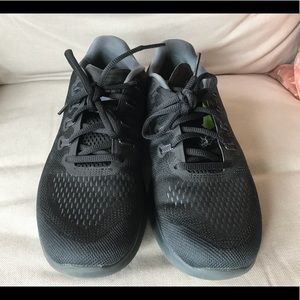 Black Matte Nike Running Shoes
